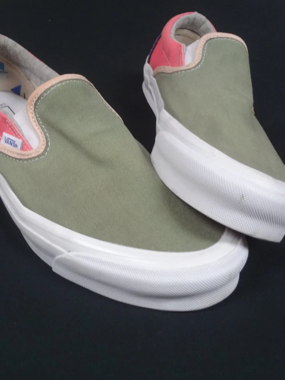 VANS VAULT OG CLASSIC SLIP-ON LX GEOFF MCFETRIDGE TRANSCENTCOASTAL MENS SIZE 11